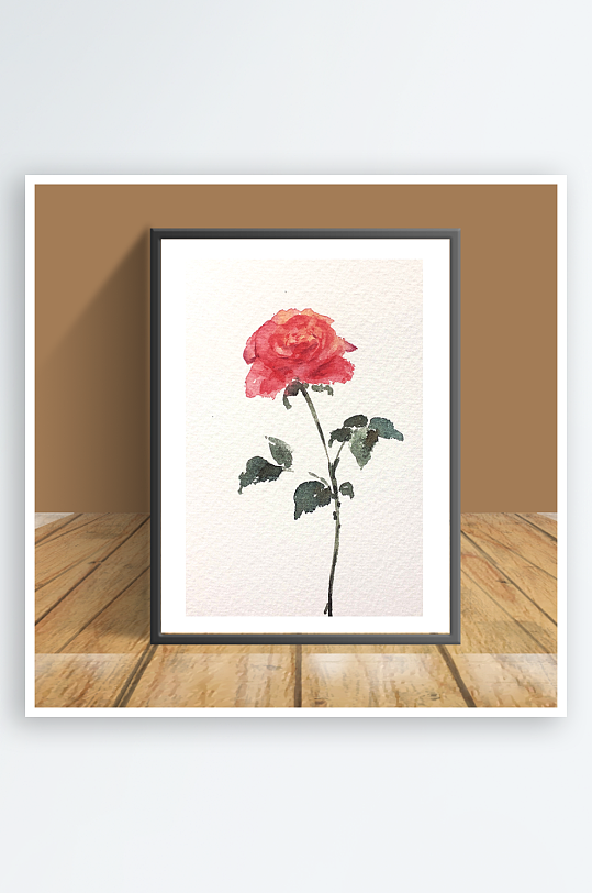 美丽彩绘花朵客厅摆件-众图网