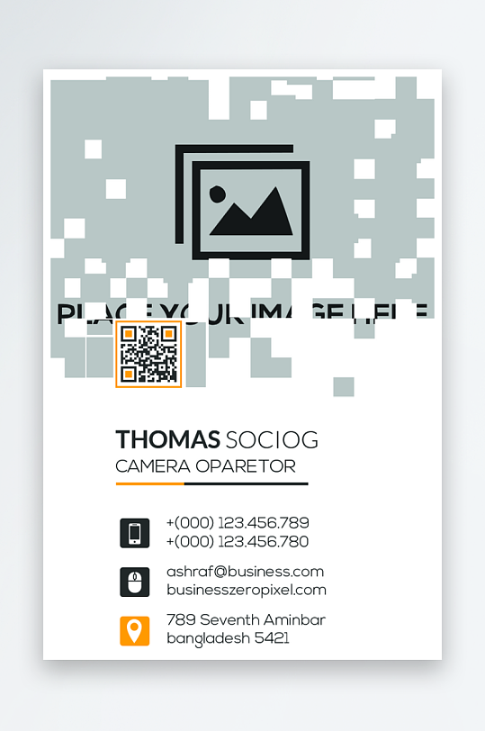 创意大气名片模版设计-众图网