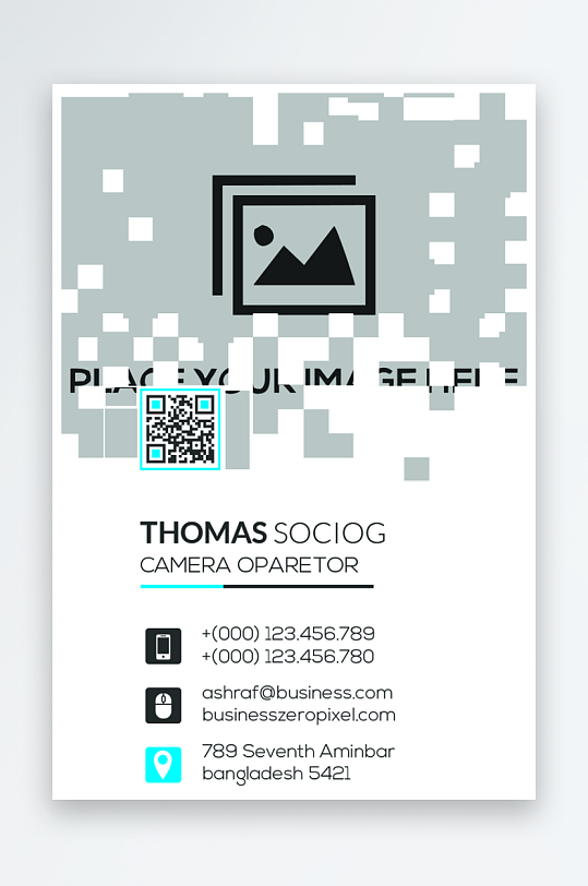 创意大气名片模版设计-众图网