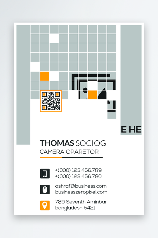 创意大气名片模版-众图网