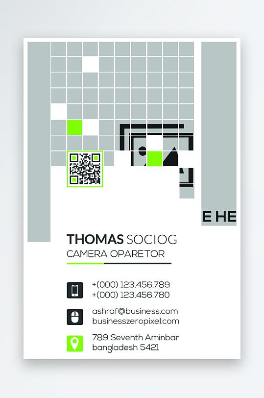 创意大气名片模版-众图网