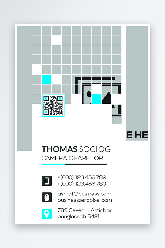 创意大气名片模版-众图网