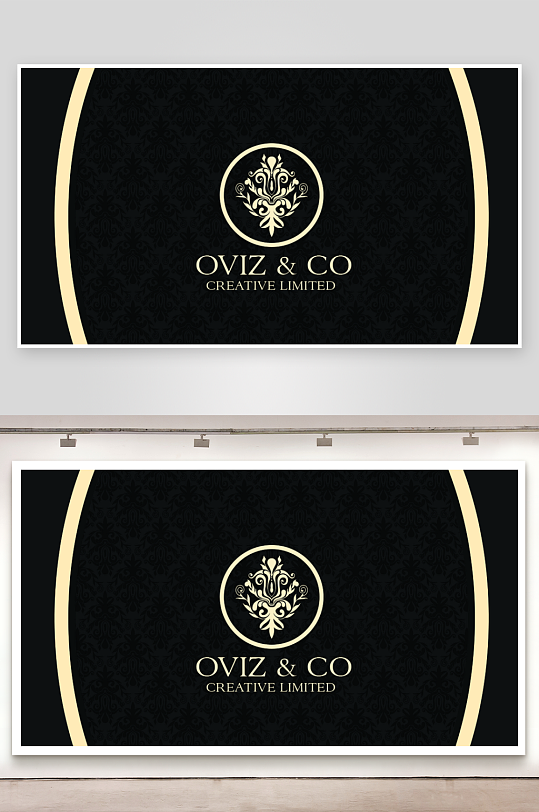 创意大气名片模版-众图网