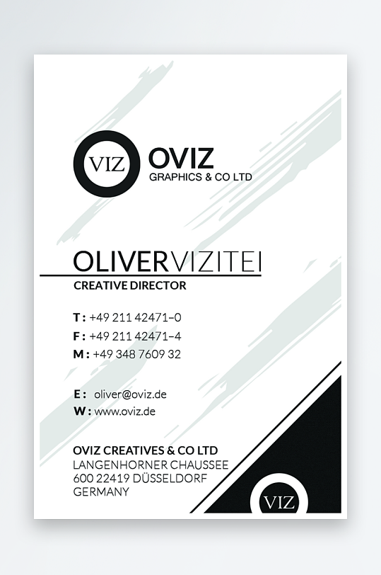 创意大气名片模版-众图网