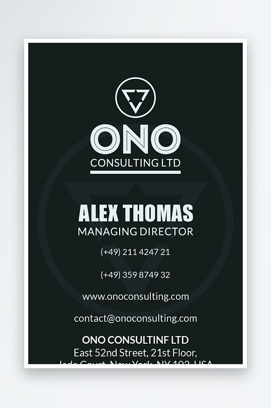 创意大气名片模版设计-众图网