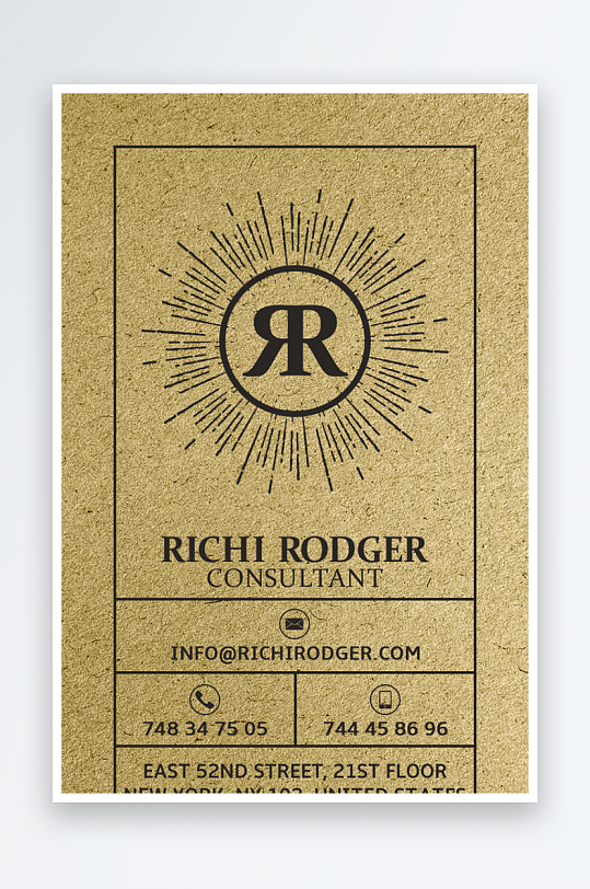 创意大气名片模版-众图网