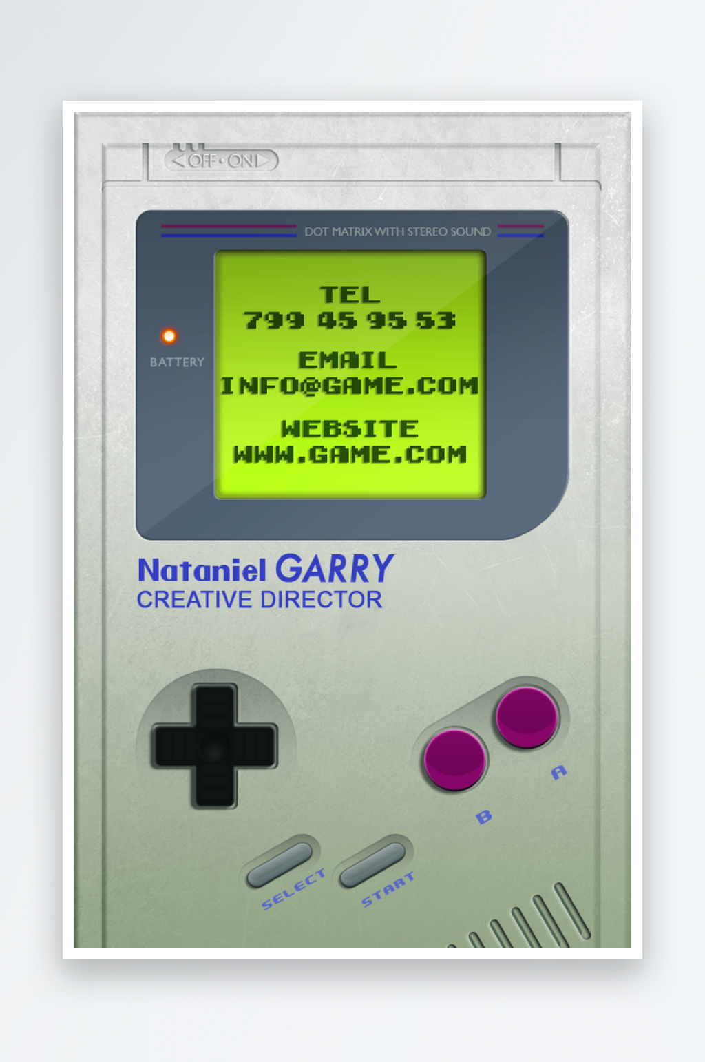 创意大气名片模版素材