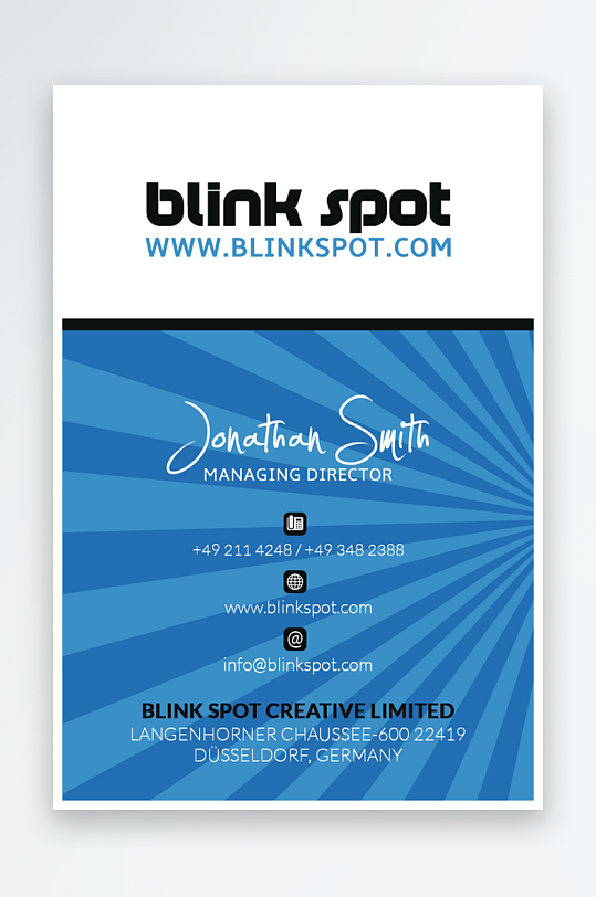 创意大气名片模版-众图网