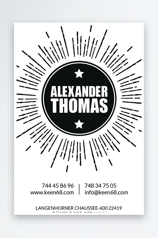 创意大气名片模版-众图网