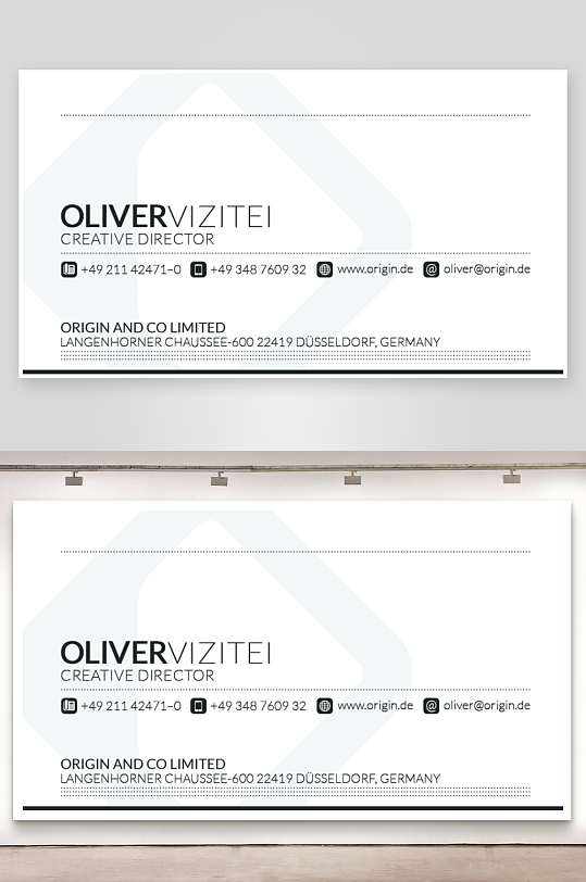 创意大气名片模版-众图网