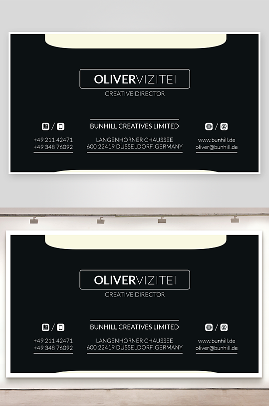 创意大气名片模版-众图网