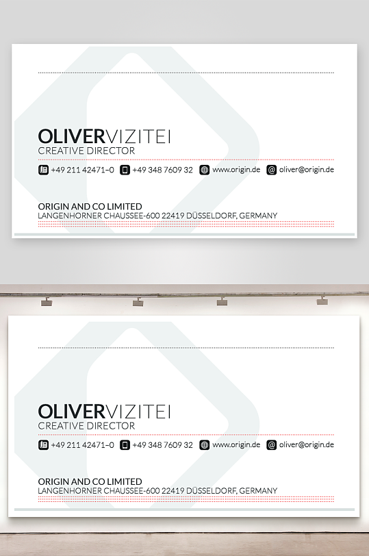 创意大气名片模版-众图网
