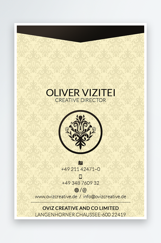 创意大气名片模版-众图网