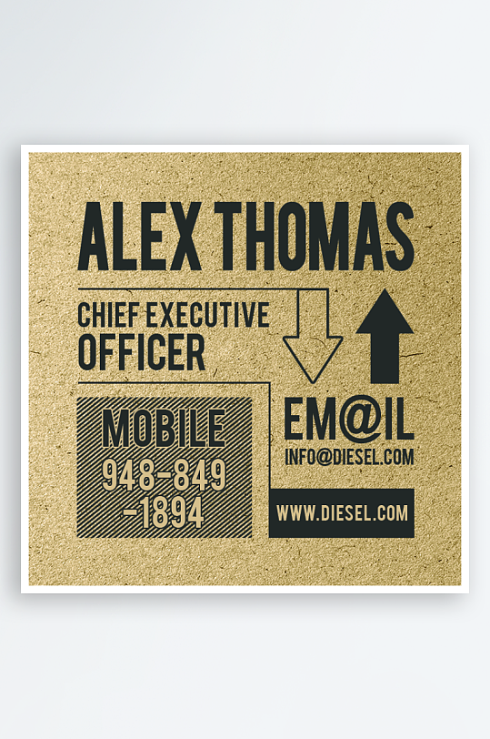 创意大气名片模版设计-众图网