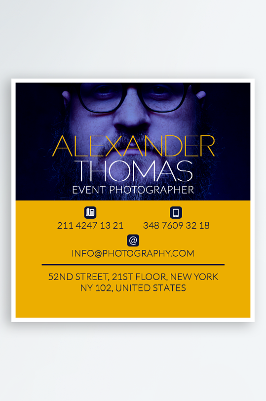 创意大气名片模版设计-众图网