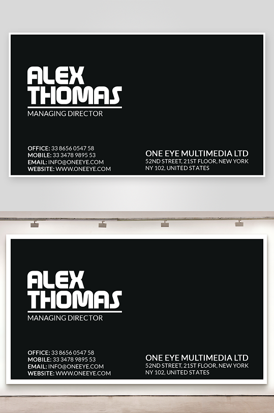 创意大气名片模版设计-众图网