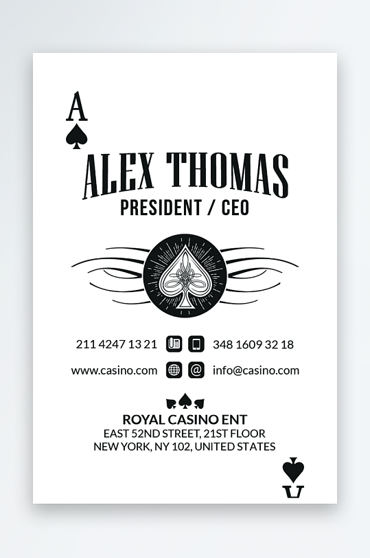 创意大气名片模版设计-众图网