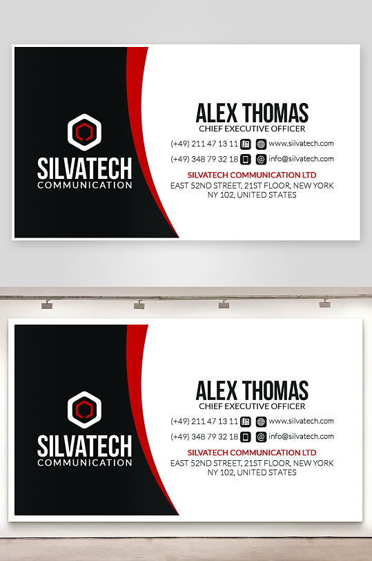 创意大气名片模版设计-众图网