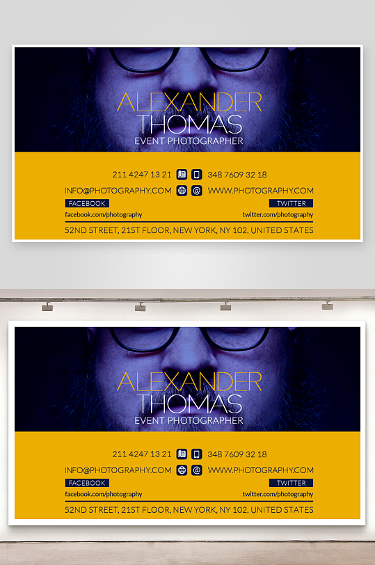 创意大气名片模版设计-众图网