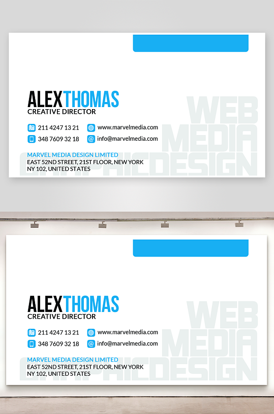 创意大气名片模版设计-众图网