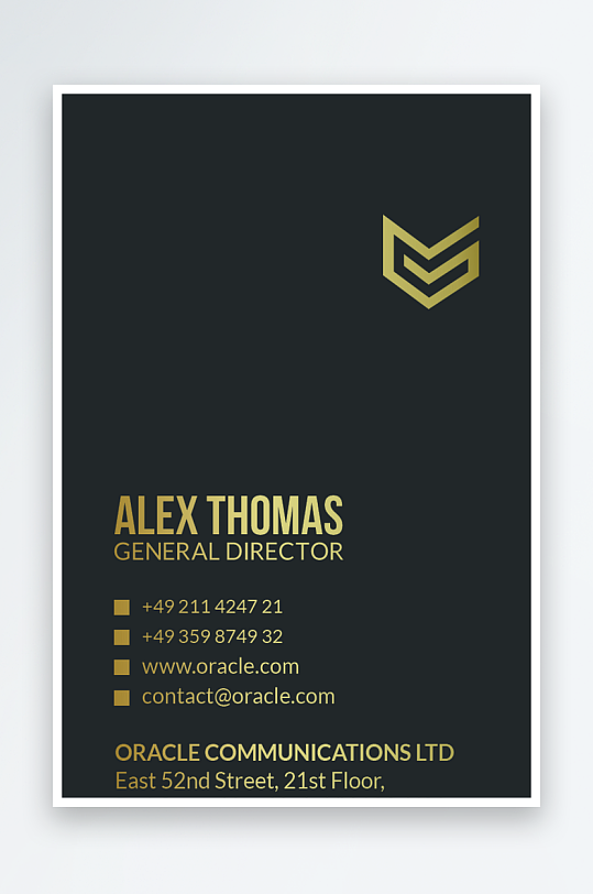 创意大气名片模版-众图网