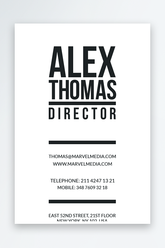 创意大气名片模版-众图网