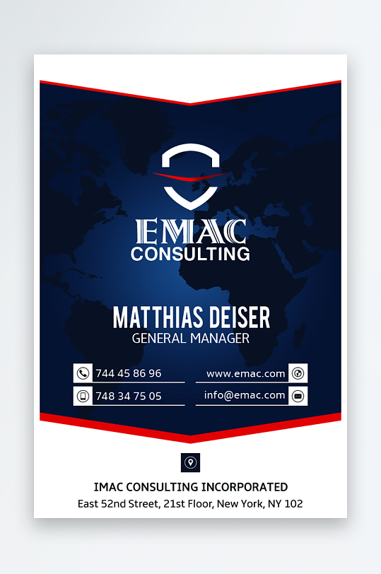 创意大气名片模版设计-众图网