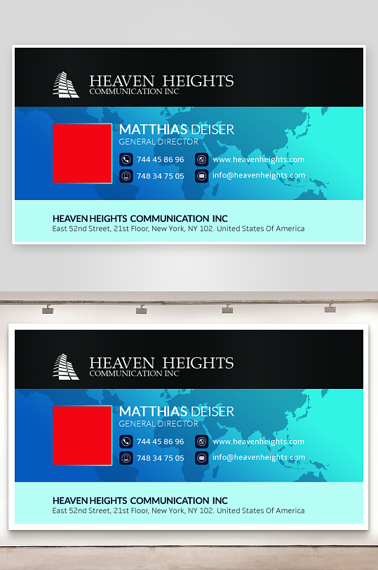 创意大气名片模版-众图网