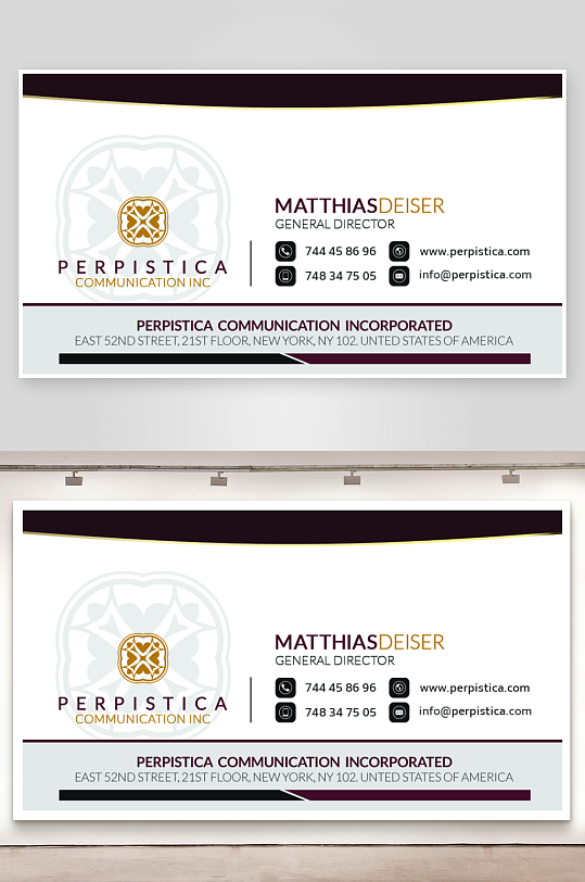 创意大气名片模版-众图网