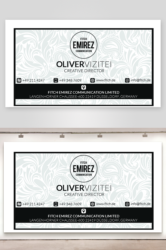 创意大气名片模版设计-众图网