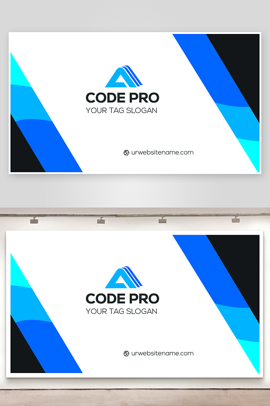 创意大气名片模版-众图网