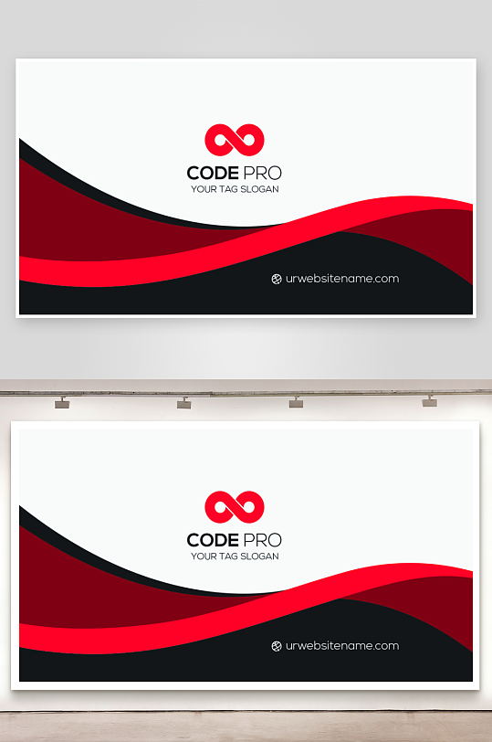 创意大气名片模版-众图网