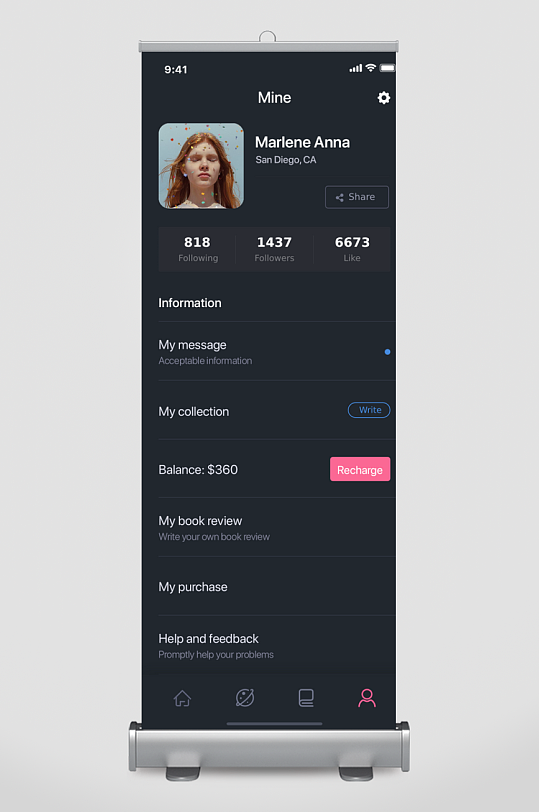 创意大气UI界面设计模板-众图网
