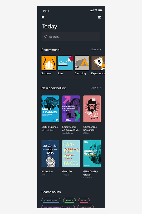 创意大气UI界面设计模板-众图网