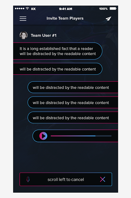 创意大气UI界面设计模板-众图网