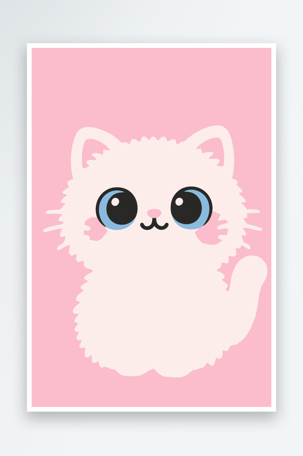 猫小猫矢量插画图形元素素材