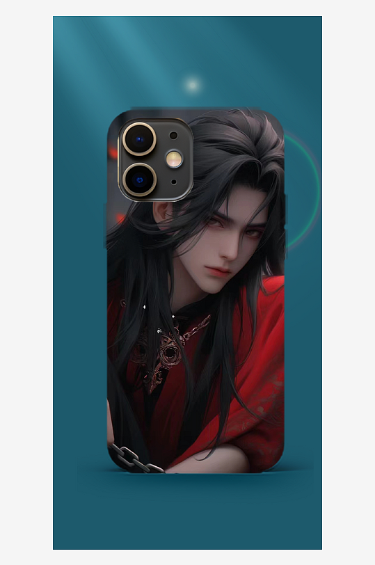 古风人物手机壳设计-众图网