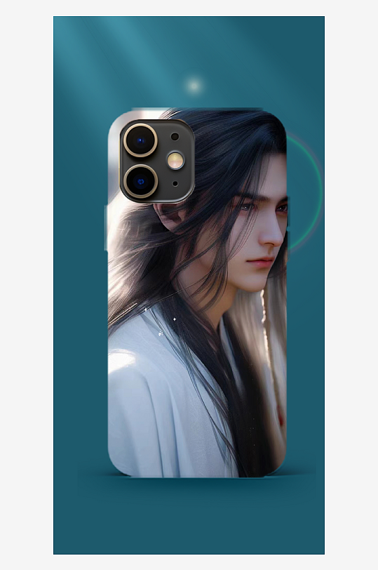 古风人物手机壳设计-众图网