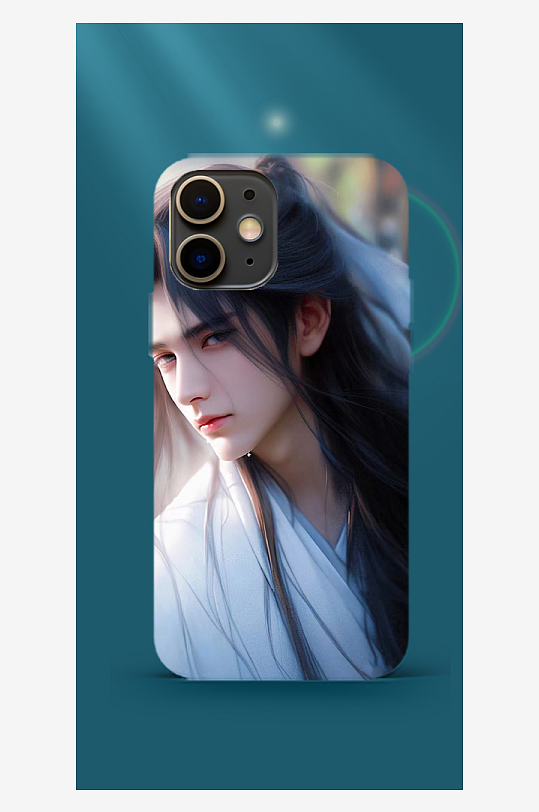 古风人物手机壳设计-众图网