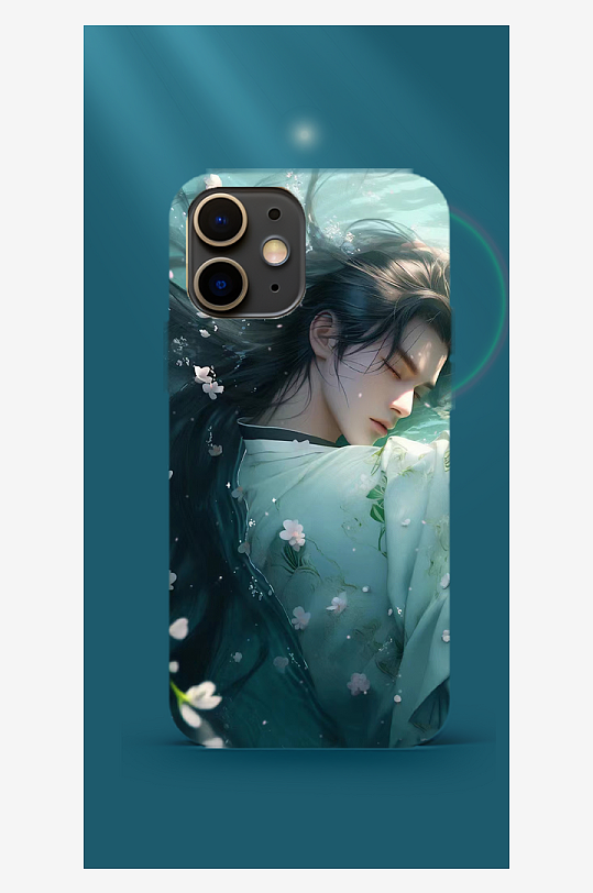 古风人物手机壳设计-众图网