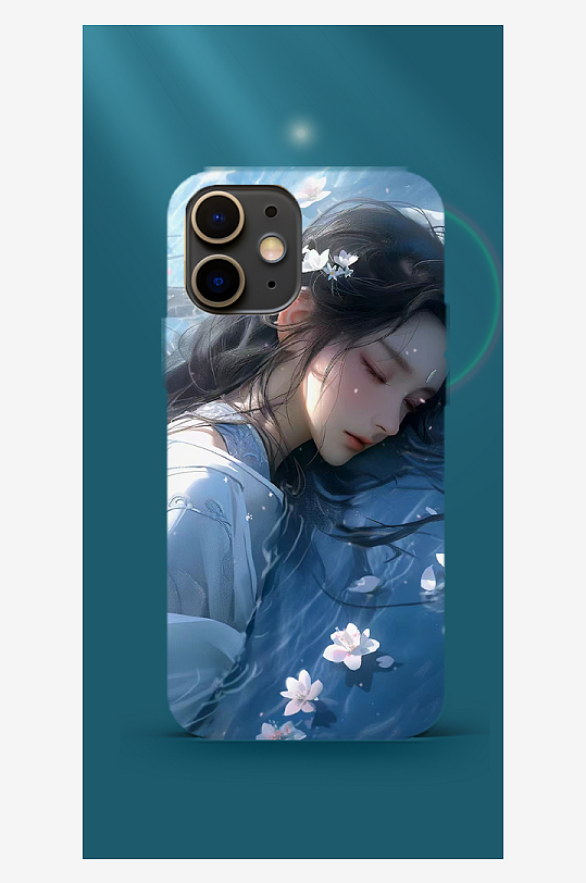 古风人物手机壳设计-众图网