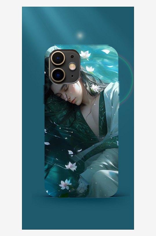 古风人物手机壳设计-众图网