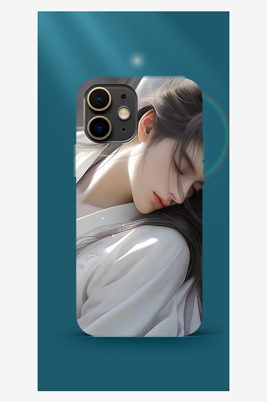 古风人物手机壳设计-众图网