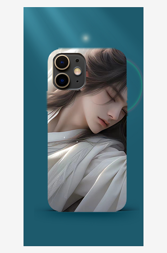 古风人物氛围手机壳设计-众图网
