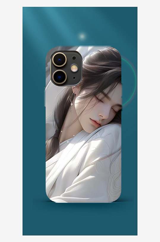 古风人物氛围手机壳设计-众图网