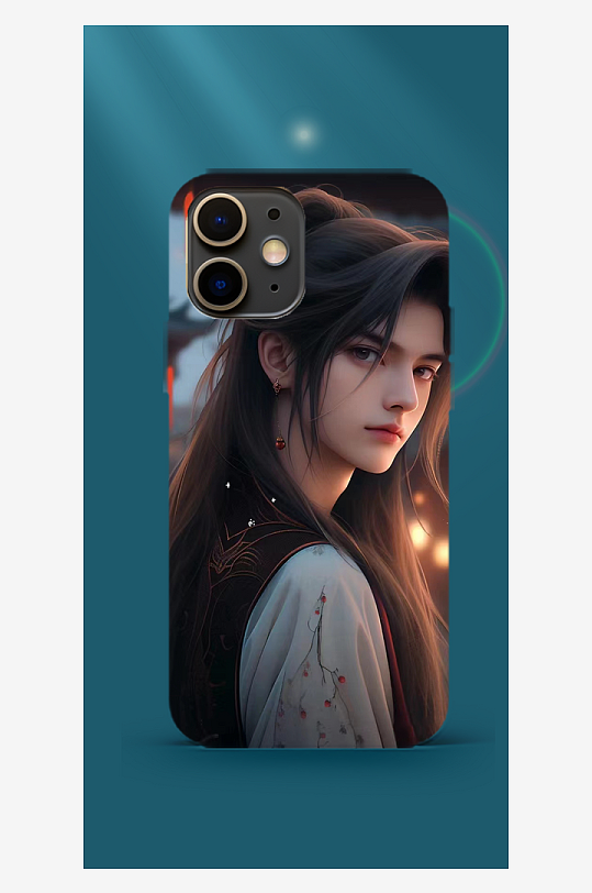 古风人物氛围手机壳设计-众图网