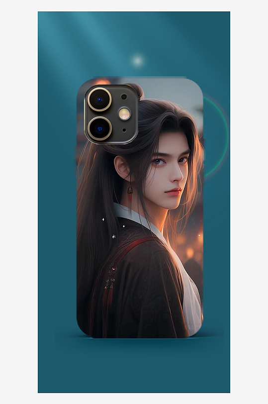 古风人物氛围手机壳设计-众图网