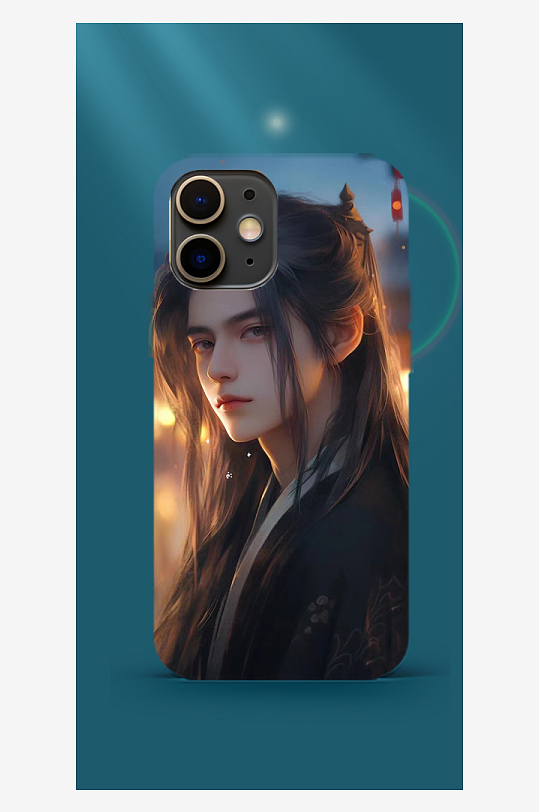 古风人物氛围手机壳设计-众图网