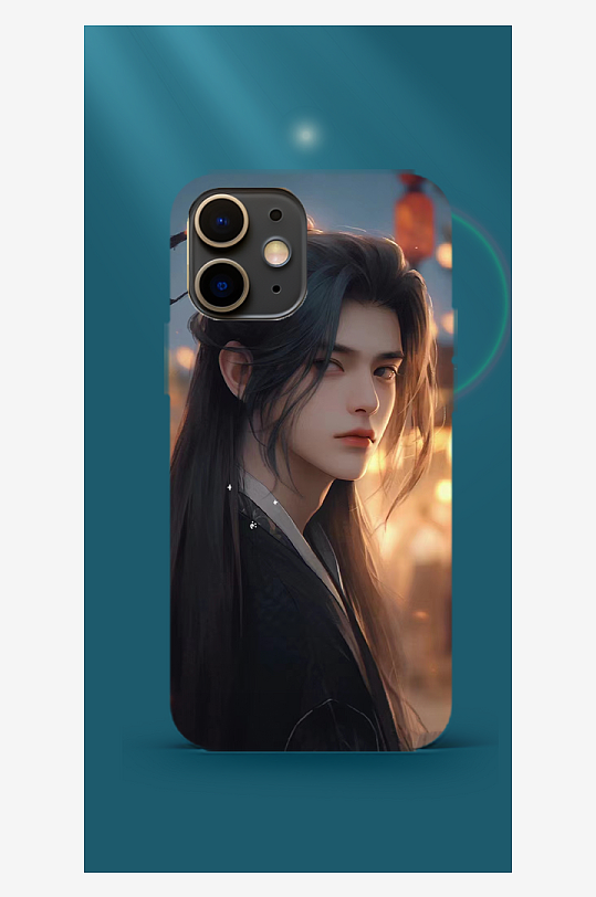 古风人物氛围手机壳设计-众图网