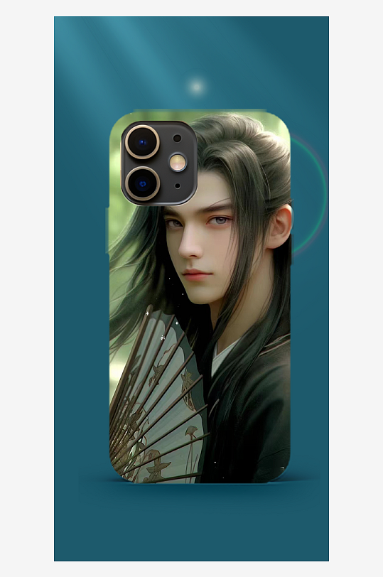 古风人物手机壳设计-众图网